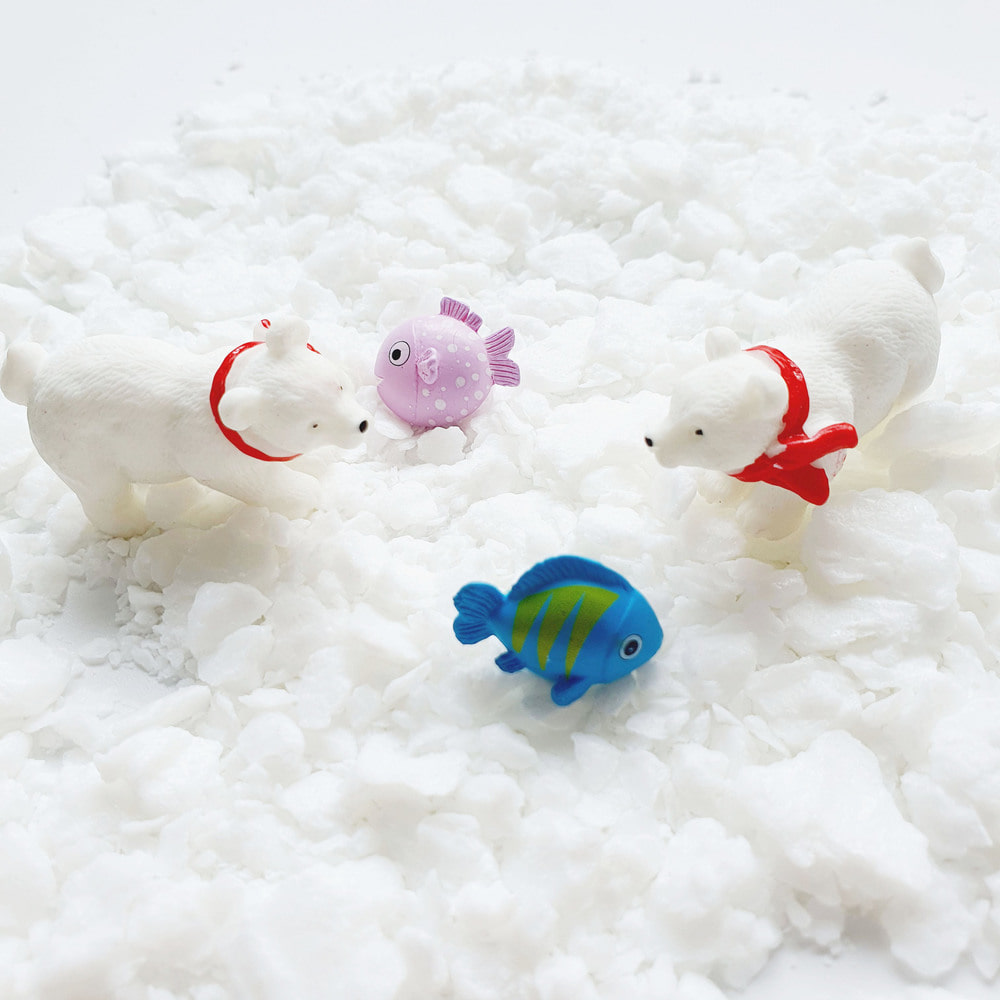 ★크리스마스★ 지구온난화 독후활동 (3인용) 북극곰 피규어 비누 만들기 KIT